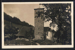 AK Adelboden, Blick Zur Kirche  - Adelboden