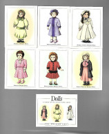 X157 - SERIE CARTES ANGLAISES - POUPEES ANCIENNES - DOLLS - Other & Unclassified