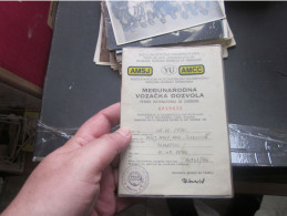 Medjunarodna Vozacka Dozvola International Driving Licence Yugoslavia - Documentos Históricos