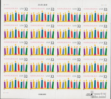USA 2794Fb Folienblatt (kompl.Ausg.) Postfrisch 1996 Chanukka - Nuevos