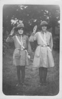 CPA SCOUTISME / SCOUTS / FEMMES SCOUT / CARTE PHOTO 1900 / TENUE SCOUTISME - Padvinderij