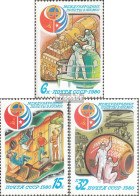 Sowjetunion 4994-4996 (kompl.Ausg.) Postfrisch 1980 Weltraumflug UdSSR-Kuba - Ongebruikt