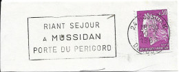 FRANCE. POSTMARK. MUSSIDAN. 1968 - 1961-....