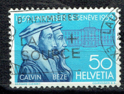 Série De Propagande : 4ème Centenaire De L'Université De Genève, Effigies De Calvin Et De Bèze - Used Stamps