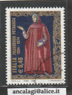 USATI ITALIA 2004 - Ref.0926 "FRANCESCO PETRARCA" 1 Val. - - 2001-10: Oblitérés