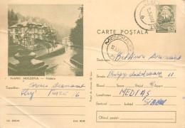 Postal Stationery Postcard Romania Slanic Moldova - Rumänien