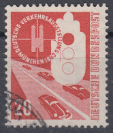 GERMANY 1953, TRANSPORT EXHIBITION In MUNICH, SEPARATE USED STAMP Of SERIES With GOOD QUALITY - Usati