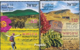 Israel 2672-2673 Mit Tab (kompl.Ausg.) Postfrisch 2019 Berge - Neufs (avec Tabs)