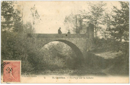 33 CASTILLON. Un Pont Sur La Lidoire 1905. Cachet T Du Facteur - Sonstige & Ohne Zuordnung