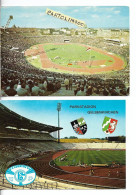 Stadium Estadio Stade Stadio Di Calcio Budapest Nepstadion Parkstadion Gelsenkirchen (2 Cartoline Diff,) - Fussball