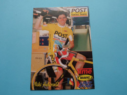 Niki AEBERSOLD > POST Swiss Team ( Zie / Voir SCANS ) Format CP ! - Cycling