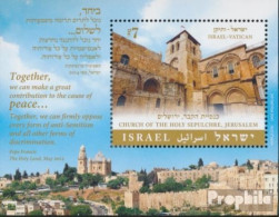 Israel Block90 (kompl.Ausg.) Postfrisch 2015 Freundschaft Mit Der Vatikanstadt - Neufs (sans Tabs)