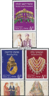 Israel 2478-2480 Mit Tab (kompl.Ausg.) Postfrisch 2015 Schmuck Jüdischer Hochzeitskostüme - Neufs (avec Tabs)