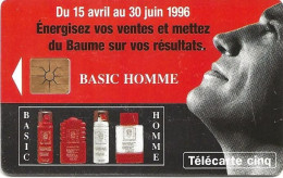 France: France Telecom 02/96 Gn 302 Vichy, Basic Homme - 1996