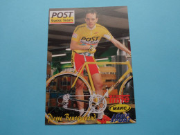 Pierre BOURGUENOND > POST Swiss Team ( Zie / Voir SCANS ) Format CP ! - Cyclisme