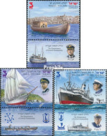 Israel 2285A-2287A Mit Tab (kompl.Ausg.) Postfrisch 2012 Wiedergeburt Jüdischer Seefahrer - Unused Stamps (with Tabs)