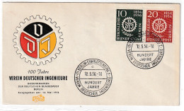 Berlin: FDC  Ingenieursverein, 1956 - Otros & Sin Clasificación