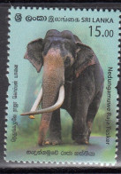 SRI LANKA, 2019,  Nedungamuwe Raja Tusker, Elephants, Elephant, 1 V, MNH, (**) - Sri Lanka (Ceylon) (1948-...)