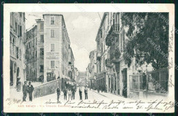 Imperia Sanremo Via Vittorio Emanuele Cartolina RT1083 - Imperia