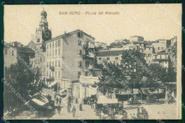 Imperia Sanremo Piazza Del Mercato Cartolina RT1082 - Imperia