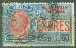 Italie  Express  Sassone  10 Ob   TB  Avec Petite Variété Voir Scan - Exprespost