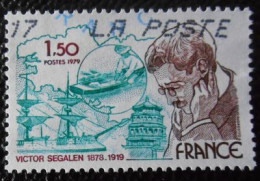 2034 France 1979 Oblitéré  Victor Segalen Ecrivain - Used Stamps