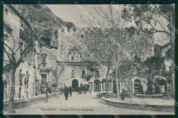 Messina Taormina Piazza Vittorio Emanuele Brunner 9807 Cartolina RT3762 - Messina