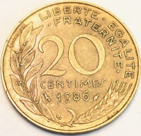 France - 20 Centimes 1986, KM# 930 (#4272) - 20 Centimes