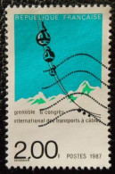 2480 France 1987 Oblitéré  Congrès International Des Transports à Câbles à Grenoble - Used Stamps