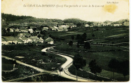 3475 - Jura - La CHAUX Du DOMBIEF  :  Vue Partielle Et Route De St Laurent    -   Rare      - Circulée Sous Envelopp - Other & Unclassified