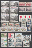 Ensemble De Timbres Par Paire Ou Plus Oblitérés - Collections