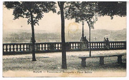 32  AUCH  PANORAMA DES REMPARTS PLACE SALINIS  1929 - Auch