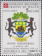 Malteserorden (SMOM) Kat-Nr.: 336 (kompl.Ausg.) Postfrisch 1987 Gabun - Malta (la Orden De)