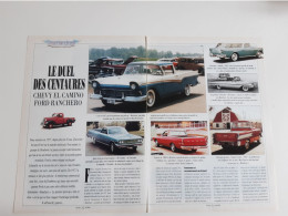 Coupure De Presse Automobile Chevy El Camino - Ford Ranchero - Cars