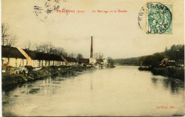 3476 - Jura - FRAISANS  :  LE BARRAGE ET LE DOUBS  -   Rare    - Circulée En 1906 - Other & Unclassified