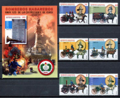 Cuba 2015 / Firefighters Firemen MNH Bomberos Feuerwehr Pompiers / Hm89  36-7 - Bombero