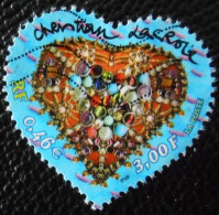 3368 France 2001 Oblitéré  Saint Valentin Coeur Christian Lacroix - Gebraucht