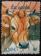 3664 France 2004 Oblitéré  La Vache - Used Stamps