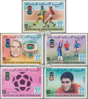 Mauretanien 584-588 (kompl.Ausg.) Postfrisch 1977 Fußball-WM 78, Argentinien - Mauritanie (1960-...)