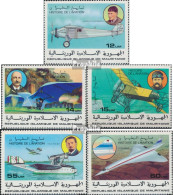 Mauretanien 576-580 (kompl.Ausg.) Postfrisch 1977 Geschichte Der Luftfahrt - Mauritanie (1960-...)