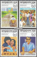 Singapur 384-387 (kompl.Ausg.) Postfrisch 1981 Jahr Der Behinderten - Singapour (1959-...)