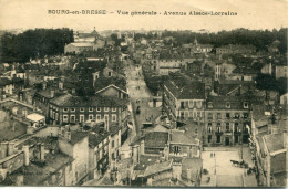 -01-AIN -   BOURG-en-BRESSE - Vue Generale-Avenue Alsace-Lorraine - Autres & Non Classés