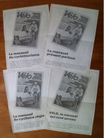 Lot 4 Publicité Magazine Vélo Le Mensuel Du Cyclotourisme Régional Présent Partout Qui Rend Service - Publicités