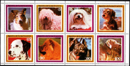 EQUATORIAL GUINEA 1978 Fauna: Dogs. Mini-Sheet, MNH - Honden