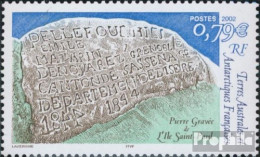 Französ. Gebiete Antarktis 485 (kompl.Ausg.) Postfrisch 2002 Gravierter Stein Saint Paul - Ongebruikt