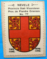 Oost Vlaanderen N077 Nevele Timbre Vignette 1930 Café Hag Armoiries Blason écu TBE - Tea & Coffee Manufacturers