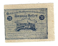 **Austria Notgeld  Schenkenfelden 20 Heller  958.1a - Austria
