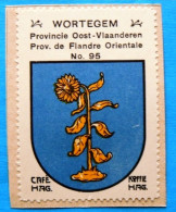 Oost Vlaanderen N095 Wortegem-Petegem Timbre Vignette 1930 Café Hag Armoiries Blason écu TBE - Tee & Kaffee