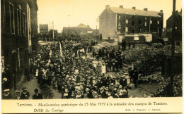 3483 - Belgique - TAMINES  - Manifestation Patriotique Du 25 Mai 1919 - Martyrs Fusillés - Guerre 14-18 - RARE - Sonstige & Ohne Zuordnung