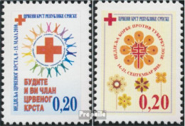 Bosnien - Serbische Republ. Z26A,Z27A (kompl.Ausg.) Zwangszuschlagsmarken Postfrisch 2010 Rotes Kreuz - Serbia